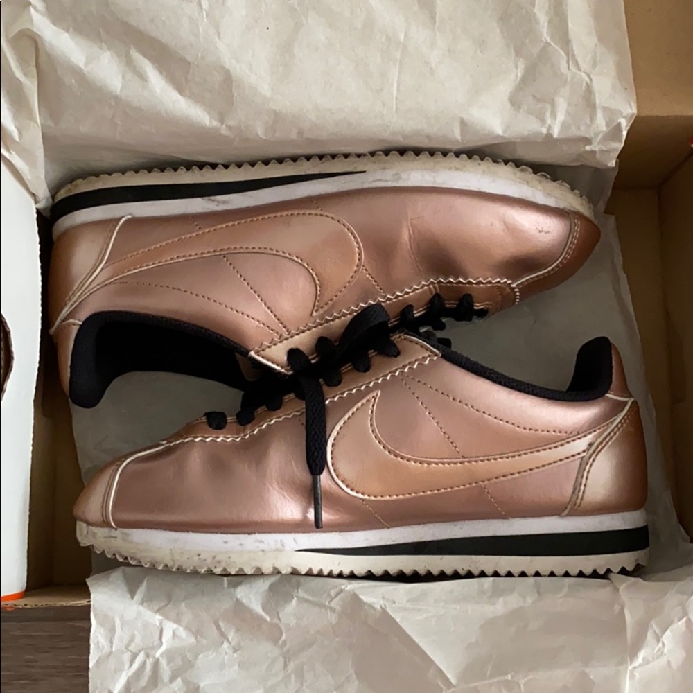 Nike Rose Gold Women’s Cortez Size: 6